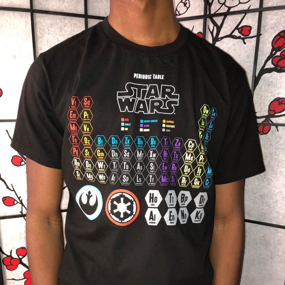 Star Wars Periodic Table tee